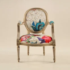 Paget Adrien Fauteuil Louis XVI médaillon revisité fabrication française* Fauteuil De Salon