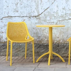 Air Chaise de jardin moderne ajourée en polypropylène* Chaise De Jardin