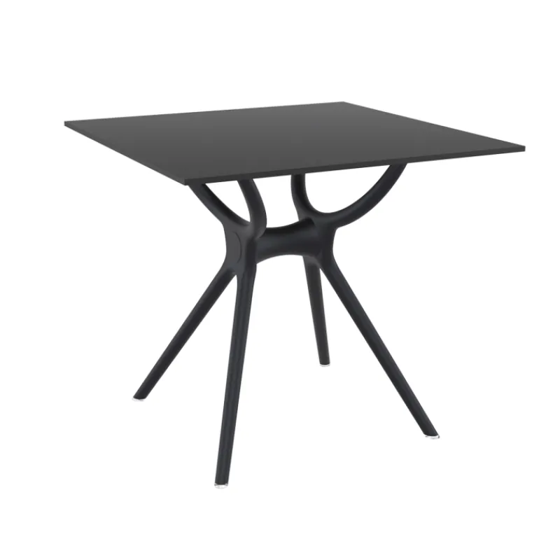 Air Table carrée petit espace en stratifié et polypropylène* Table De Cuisine|Table Pour Petit Espace