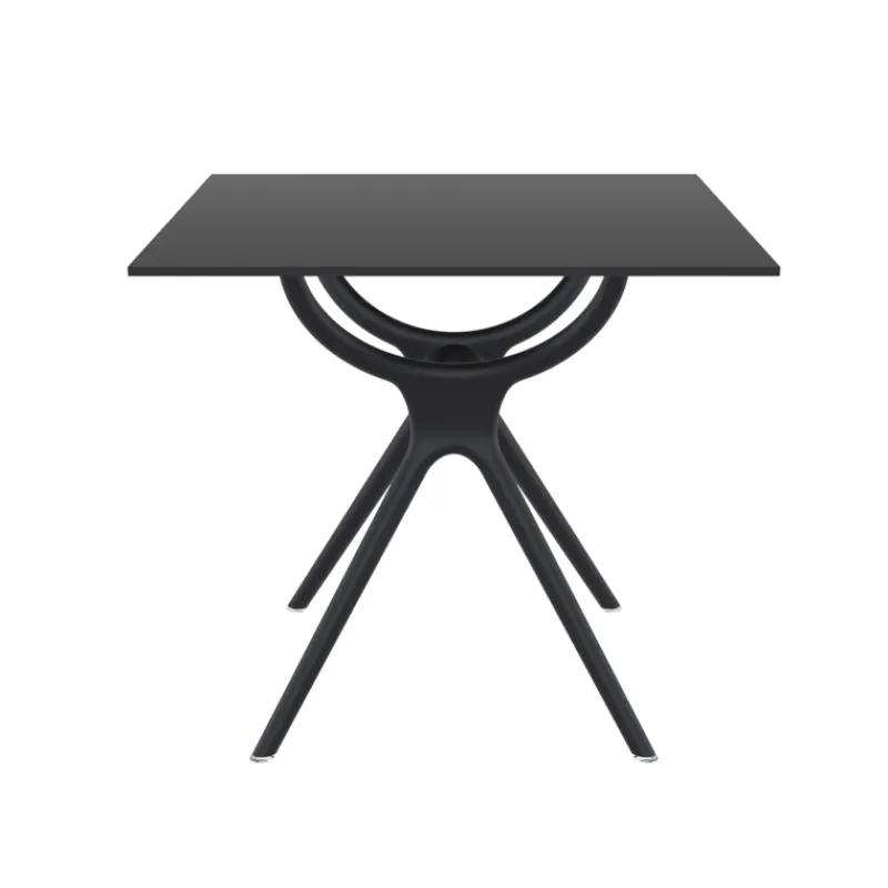 Air Table carrée petit espace en stratifié et polypropylène* Table De Cuisine|Table Pour Petit Espace