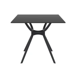 Air Table carrée petit espace en stratifié et polypropylène* Table De Cuisine|Table Pour Petit Espace