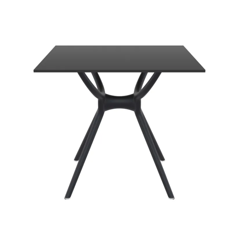 Air Table carrée petit espace en stratifié et polypropylène* Table De Cuisine|Table Pour Petit Espace