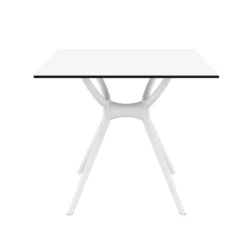 Air Table carrée petit espace en stratifié et polypropylène* Table De Cuisine|Table Pour Petit Espace