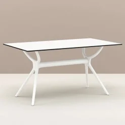 Air Table rectangulaire en stratifié et polypropylène* Table De Salle à Manger