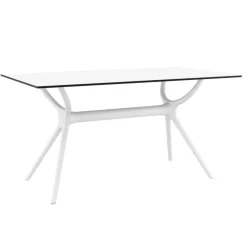 Air Table rectangulaire en stratifié et polypropylène* Table De Salle à Manger