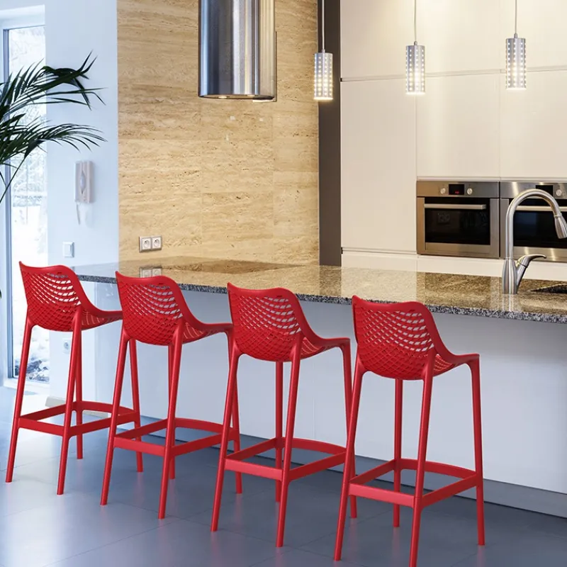 Air Tabouret moderne en polypropylène* Tabouret Snack (assise +/- 65 Cm)|Tabouret De Bar (assise +/- 80 Cm)