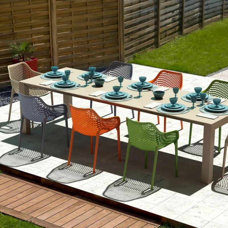 Air XL Fauteuil de jardin moderne ajouré en polypropylène* Chaise De Jardin|Fauteuil De Jardin
