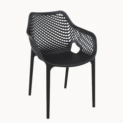 Air XL Fauteuil moderne empilable ajouré en polypropylène* Chaise De Cuisine|Chaise De Salle à Manger