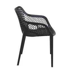 Air XL Fauteuil moderne empilable ajouré en polypropylène* Chaise De Cuisine|Chaise De Salle à Manger