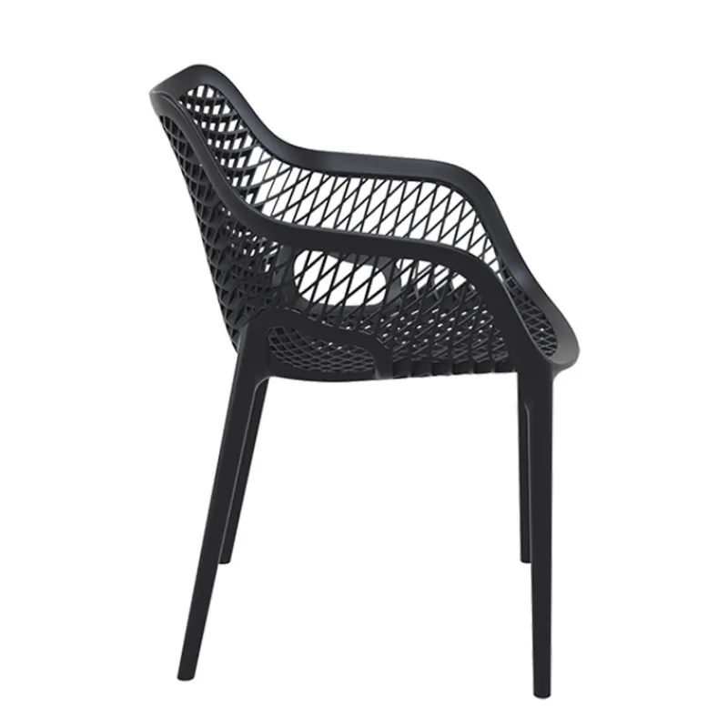 Air XL Fauteuil moderne empilable ajouré en polypropylène* Chaise De Cuisine|Chaise De Salle à Manger