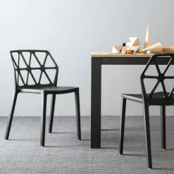 Alchemia Connubia® Chaise design empilable en polypropylène* Chaise De Cuisine|Chaise De Salle à Manger