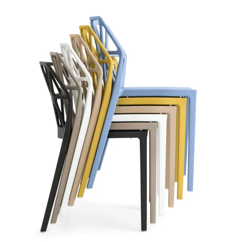 Alchemia Connubia® Chaise design empilable en polypropylène* Chaise De Cuisine|Chaise De Salle à Manger