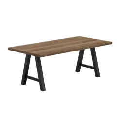 Perfecta Alegro Table belge rectangulaire en stratifié avec pieds en forme de tréteau* Table De Salle à Manger|Table De Cuisine