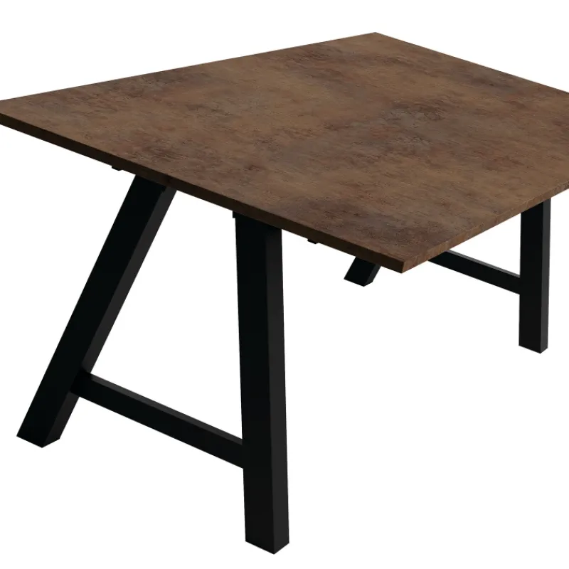 Perfecta Alegro Table belge rectangulaire en stratifié avec pieds en forme de tréteau* Table De Salle à Manger|Table De Cuisine