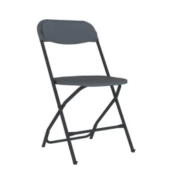 AlexChaise pliante en plastique et métal* Chaise De Cuisine