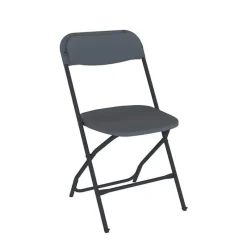 AlexChaise pliante en plastique et métal* Chaise De Cuisine