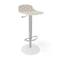 Alhambra 97A / 97AV Tabouret italien sans dossier réglable en hauteur avec assise à motifs* Tabouret Snack (assise +/- 65 Cm)|Tabouret De Bar (assise +/- 80 Cm)