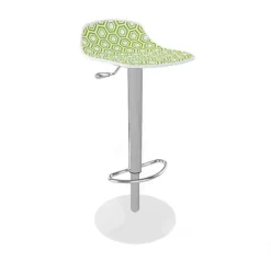 Alhambra 97A / 97AV Tabouret italien sans dossier réglable en hauteur avec assise à motifs* Tabouret Snack (assise +/- 65 Cm)|Tabouret De Bar (assise +/- 80 Cm)