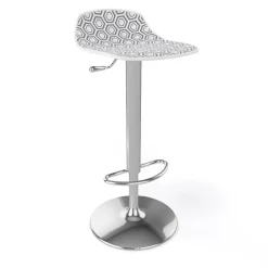Alhambra 97A / 97AV Tabouret italien sans dossier réglable en hauteur avec assise à motifs* Tabouret Snack (assise +/- 65 Cm)|Tabouret De Bar (assise +/- 80 Cm)