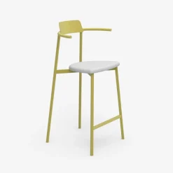 Carrier Alice ® Tabouret snack moderne en acier fabriqué en France* Tabouret Snack (assise +/- 65 Cm)|Tabouret De Bar (assise +/- 80 Cm)