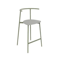 Carrier Alice ® Tabouret snack moderne en acier fabriqué en France* Tabouret Snack (assise +/- 65 Cm)|Tabouret De Bar (assise +/- 80 Cm)