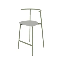 Carrier Alice ® Tabouret snack moderne en acier fabriqué en France* Tabouret Snack (assise +/- 65 Cm)|Tabouret De Bar (assise +/- 80 Cm)
