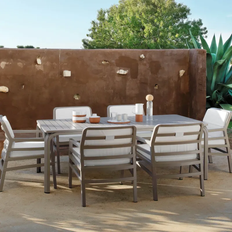 Alloro Table de jardin extensible en polypropylène et aluminium* Table De Jardin