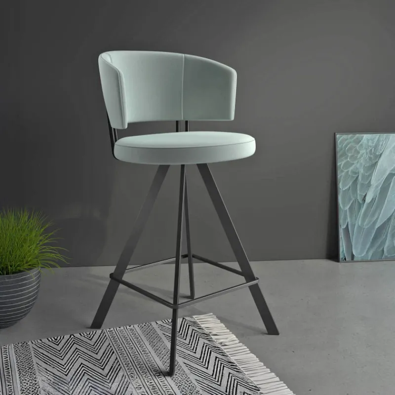 Perfecta Allure Tabouret snack design pivotant en tissu* Tabouret Snack (assise +/- 65 Cm)|Tabouret De Bar (assise +/- 80 Cm)