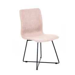 Sessio Amelie Chaise en tissu et pieds en métal croisés* Chaise De Salle à Manger|Chaise Salon