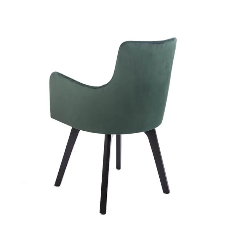 Sessio Anders Fauteuil cocooning en tissu et pieds bois* Chaise De Salle à Manger|Chaise Salon