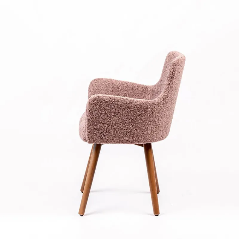 Sessio Anders Fauteuil cocooning en tissu et pieds bois* Chaise Salon|Chaise Pour Chambre