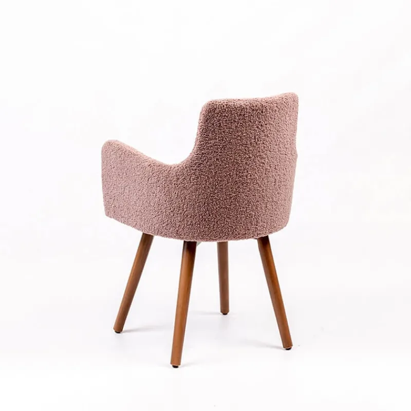 Sessio Anders Fauteuil cocooning en tissu et pieds bois* Chaise Salon|Chaise Pour Chambre