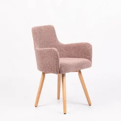 Sessio Anders Fauteuil cocooning en tissu et pieds bois* Chaise Salon|Chaise Pour Chambre