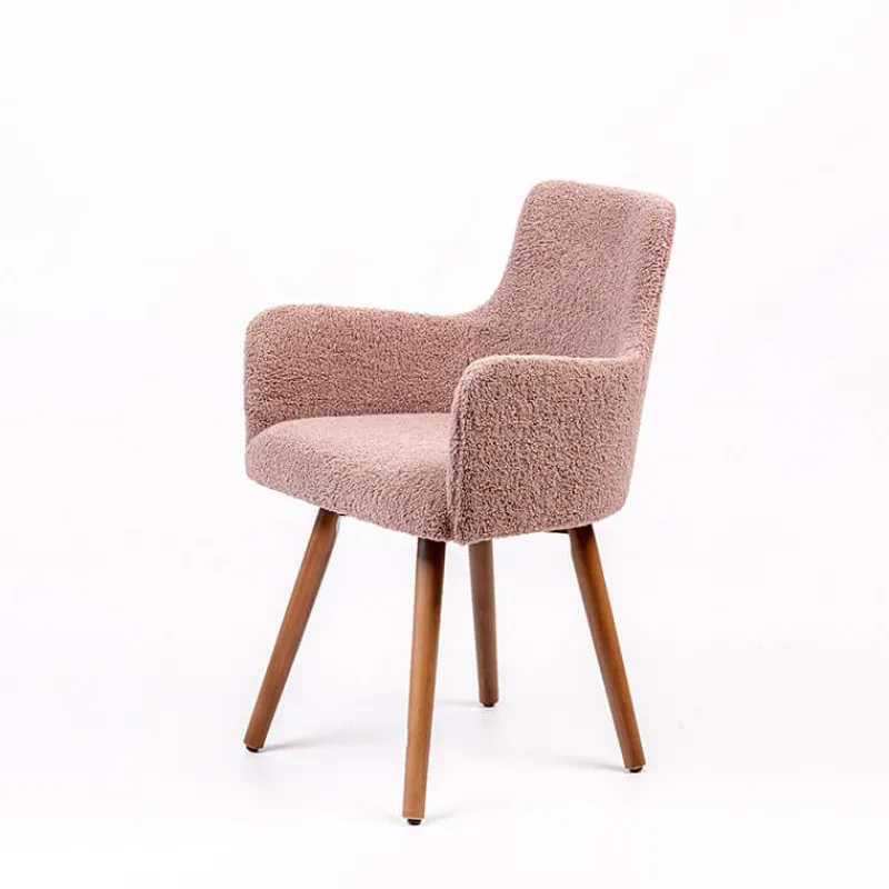 Sessio Anders Fauteuil cocooning en tissu et pieds bois* Chaise Salon|Chaise Pour Chambre
