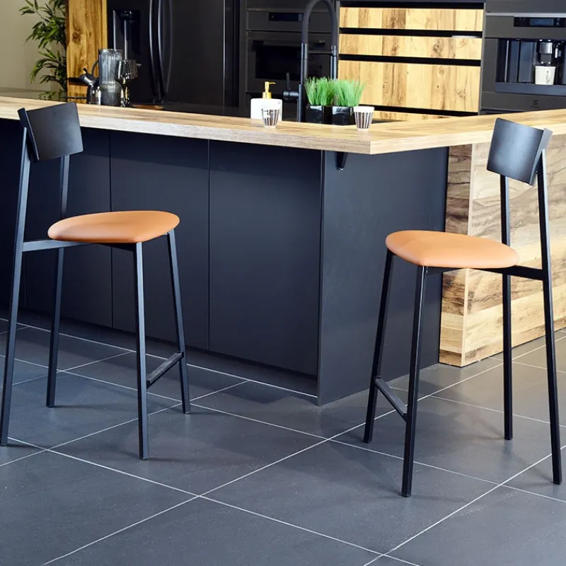 Carrier Anémone ® Tabouret snack contemporain en métal de fabrication française* Tabouret Snack (assise +/- 65 Cm)|Tabouret De Bar (assise +/- 80 Cm)
