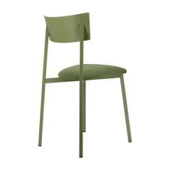 Carrier Anémone ® Chaise française avec assise en tissu rembourrée et dossier métal* Chaise De Salle à Manger