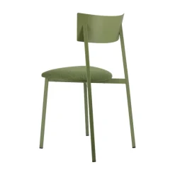 Carrier Anémone ® Chaise française avec assise en tissu rembourrée et dossier métal* Chaise De Salle à Manger