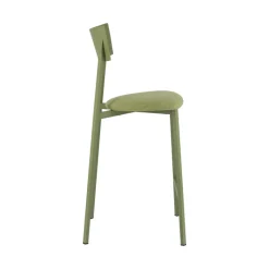 Carrier Anémone ® Tabouret snack français avec assise en tissu rembourrée et dossier métal* Tabouret Snack (assise +/- 65 Cm)|Tabouret De Bar (assise +/- 80 Cm)