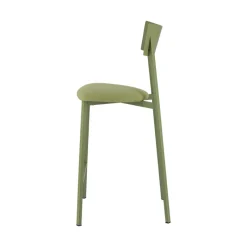 Carrier Anémone ® Tabouret snack français avec assise en tissu rembourrée et dossier métal* Tabouret Snack (assise +/- 65 Cm)|Tabouret De Bar (assise +/- 80 Cm)