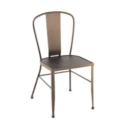 Jayso Antic Chaise vintage en métal* Chaise De Cuisine|Chaise De Salle à Manger