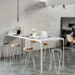 Midj Apelle Jump ® Tabouret snack design sans dossier pieds géométriques* Tabouret Snack (assise +/- 65 Cm)|Tabouret De Bar (assise +/- 80 Cm)