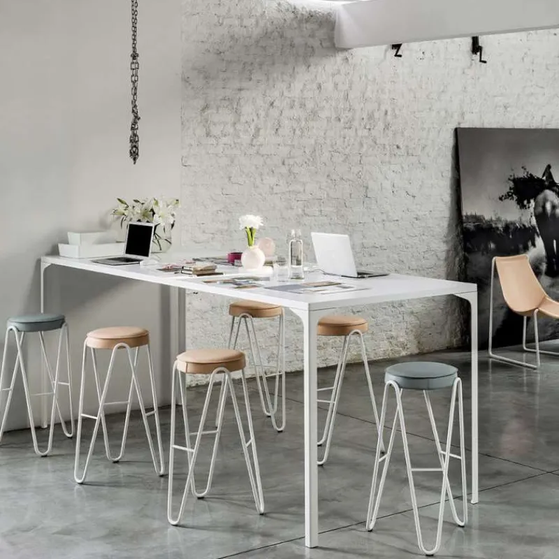Midj Apelle Jump ® Tabouret snack design sans dossier pieds géométriques* Tabouret Snack (assise +/- 65 Cm)|Tabouret De Bar (assise +/- 80 Cm)