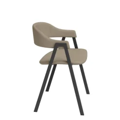 Perfecta Arca Fauteuil de table avec accoudoirs en simili* Chaise De Cuisine|Chaise De Salle à Manger