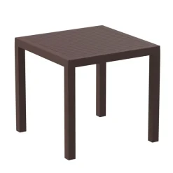 Ares Table de terrasse carrée en résine* Table De Jardin