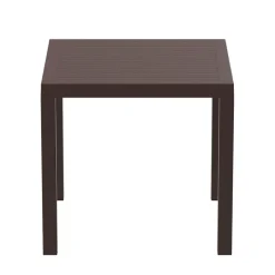 Ares Table de terrasse carrée en résine* Table De Jardin