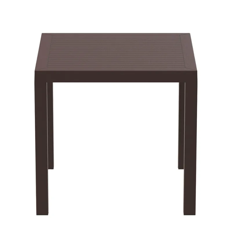 Ares Table de terrasse carrée en résine* Table De Jardin