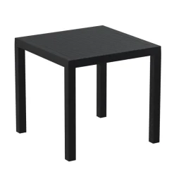 Ares Table de terrasse carrée en résine* Table De Jardin