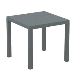Ares Table de terrasse carrée en résine* Table De Jardin