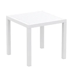 Ares Table de terrasse carrée en résine* Table De Jardin