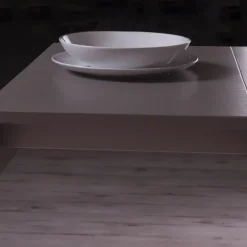 Altacom Ares Wing Table modulable extensible réglable en hauteur en bois et métal* Table De Salon|Table Pour Petit Espace